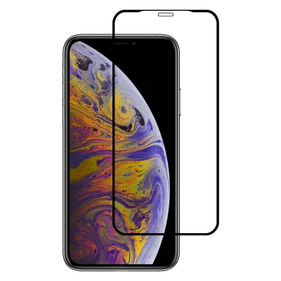 Apple iPhone XS Tempered Glass Screen Protector black Namibia
