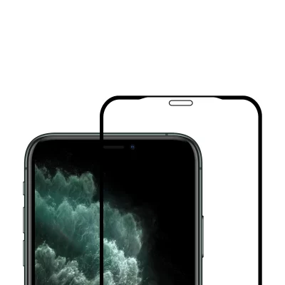 Apple iPhone 11 Pro Tempered Glass Screen Protector black top Namibia