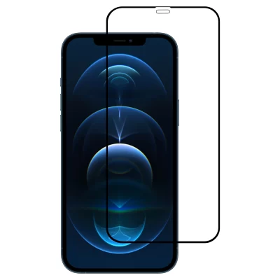 Apple iPhone 12 Pro Max Tempered Glass Screen Protector black Namibia