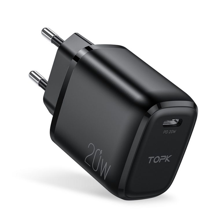 Zeropoint Concepts 20 watt black type c usbc charger