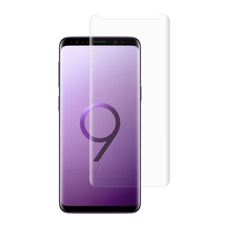 Samsung Galaxy S9 UV liquid glue Tempered Glass Screen Protector replacement Namibia