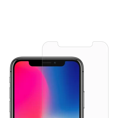 Apple iPhone X Tempered Glass Screen Protector clear top Namibia