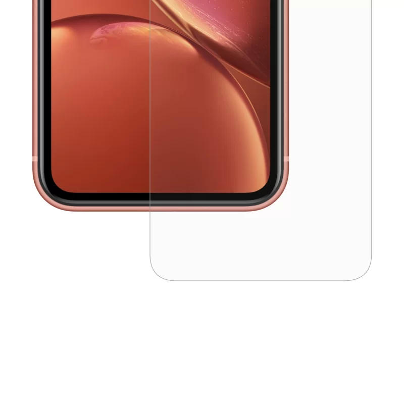 Apple iPhone XR Tempered Glass Screen Protector clear bottom Namibia