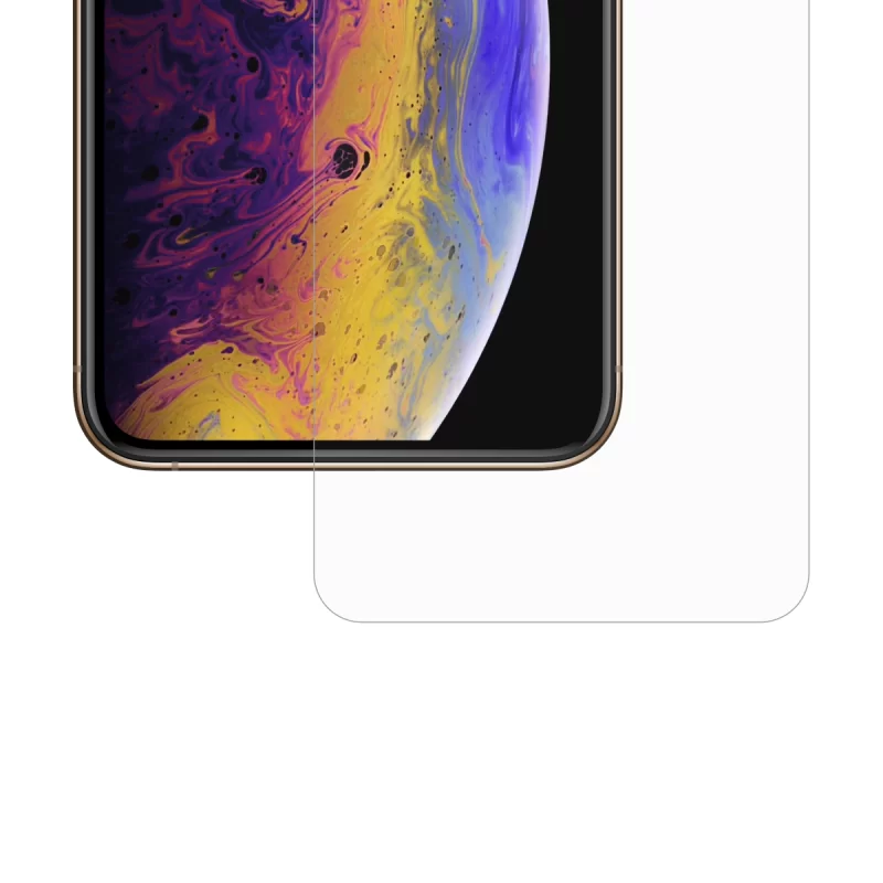 Apple iPhone XS Max Tempered Glass Screen Protector clear bottom Namibia