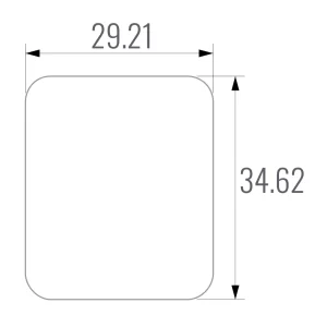 Apple watch series 3 38mm TPU Screen protector Dimensions Namibia