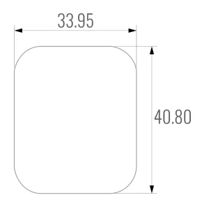 Apple watch series 4 44mm TPU Screen protector Dimensions Namibia